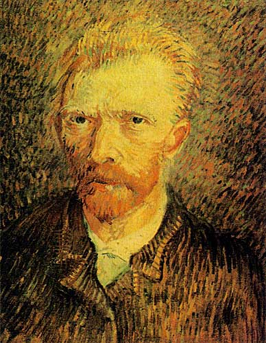 Vincent Van Gogh's Oils, Self Portrait Paris Winter 1887