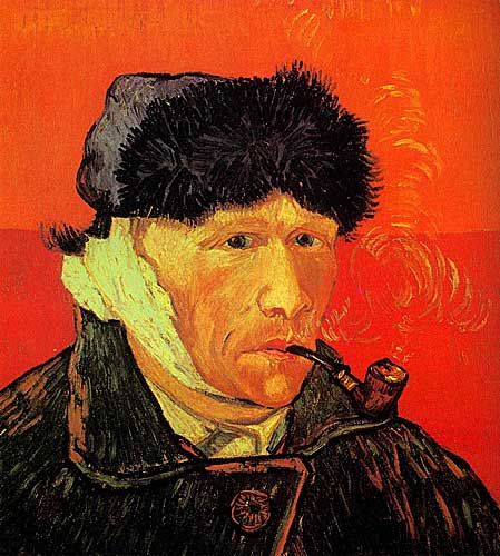 Vincent Van Gogh  Self-Portrait with Bandaged Ear and Pipe, Arles, January 1889