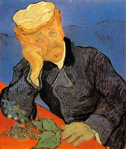 Vincent Van Gogh&nbsp;Portrait of Doctor Gachet Auvers-sur-Oise June 1890