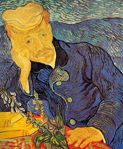 Vincent Van Gogh Portrait of Doctor Gachet Auvers-sur-Oise June 1890