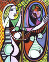 Aynan�n Karş�s�ndaki K�z, Girl Before a Mirror. 1932. Oil on canvas. The Museum of Modern Arts, New York, NY, USA