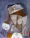 Koltukda Bir ��plak, nu in an Armchair. 1959. Oil on canvas