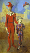 Akrobat ve Gen� Soytar� (Palya�o), Acrobat and Young Harlequin. 1905. Oil on canvas. Barnes Foundation, Lincoln University, Merion, PA, USA
