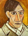 Kendi Portresi, Self-Portrait. 1907. Oil on canvas. Narodni Gallery, Prague, Czechia