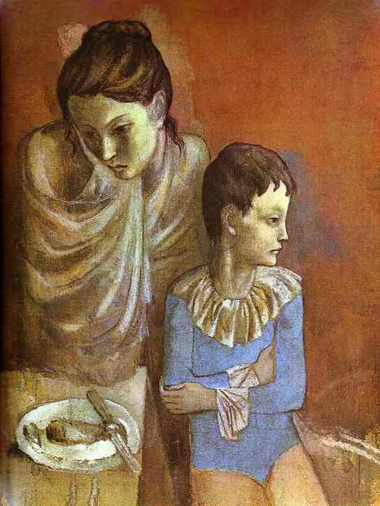 Pablo Picasso - Tumblers (Mother and Son), 1905