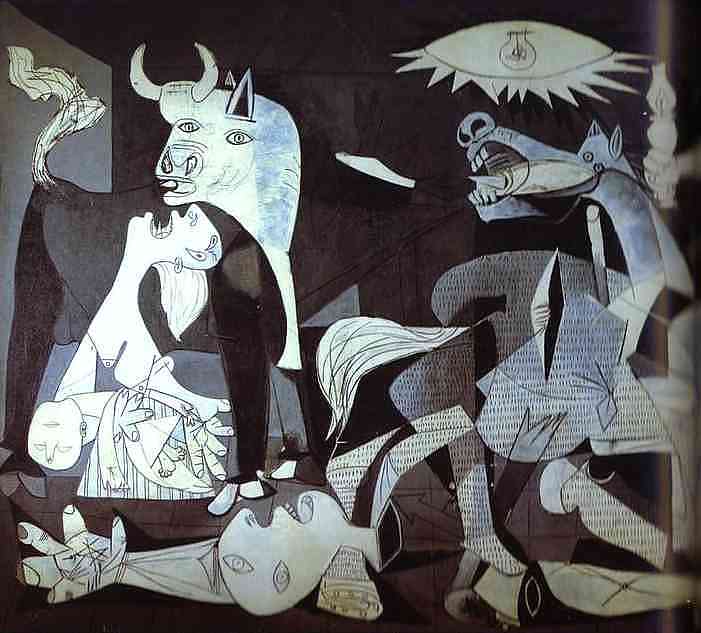 Pablo Picasso - Guernica. Detail. 1937