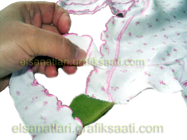 Ay�e Selcen At�lgan Kan el sanatlar� Kuma�tan �i�ek yap�m�. Eski pijamadan nas�l g�l yap�l�r?