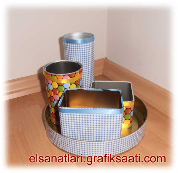 Gerid�n���m - Teneke Kutulardan Makyaj Malzemesi Stand� Nas�l Yap�l�r