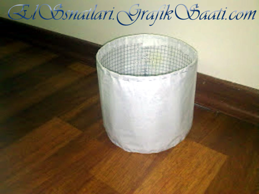 Resimlerle avize ve abajur yap�m� - Geri d�n���m projelerim