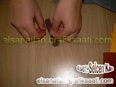 Ay�e Selcen At�lgan Kan el sanatlar� krepondan �i�ek yap�m�