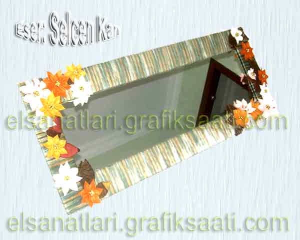 El sanatlar� Duvar aynas� yap�m a�amalar� �d�ll� tasar�m