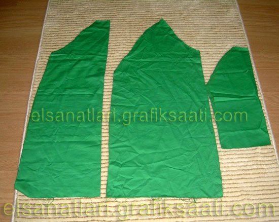 Ay�e Selcen At�lgan Kan el sanatlar� Nasrettin hoca kost�m�: C�bbe nas�l dikilir