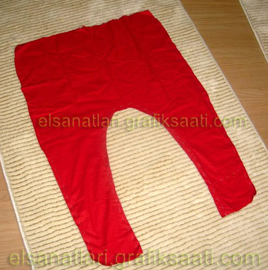 Ay�e Selcen At�lgan Kan el sanatlar� Nasrettin hoca kost�m� �ocuk �alvar� kal�plar�
